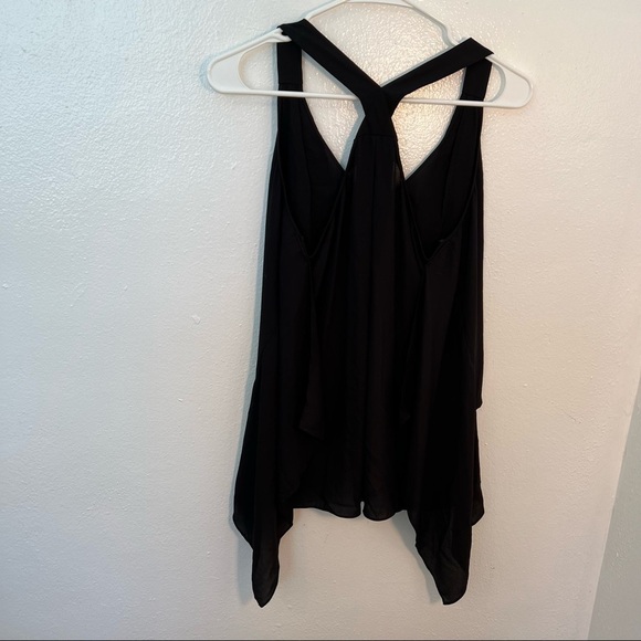 BCBGMAXAZRIA Solange Back-Drape Halter Top Black - Picture 7 of 13